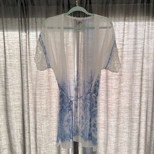 In Bloom Sheer Kimono Robe